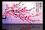 装饰画桃花