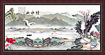 巨幅山水画
