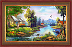 油画 乡村油画