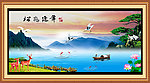 巨幅山水画