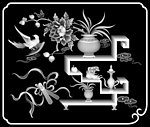 浮雕灰度图