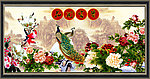 工笔挂画 花开富贵