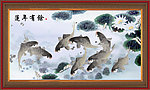 九鱼图