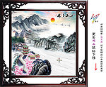 巨幅山水画