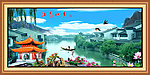 巨幅山水画