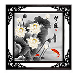 国画荷花