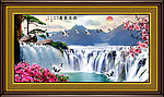 巨幅山水画