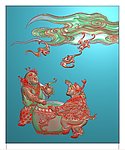纳福迎祥童子