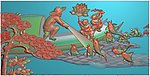 精雕图 丰收之捉鱼 jdp