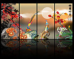 梅兰竹菊