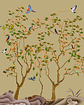 装饰画 花鸟 墙纸