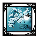 国画 玉兰花