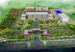 学校鸟瞰图