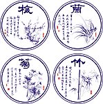 梅兰竹菊
