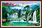 巨幅山水画