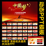 学习中国梦动态PPT