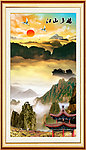 巨幅山水画