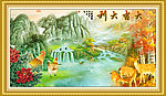 工笔中堂画 大吉大利