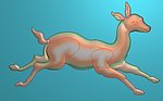 精雕图 鹿3 jdp