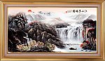 巨幅山水画