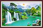巨幅山水画