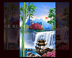 巨幅山水画