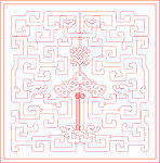 精雕线描图