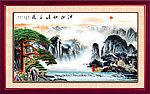 水墨山水画