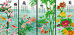 梅兰竹菊