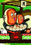 美食插画 水煎包