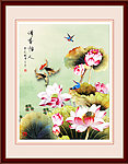 国画 荷花