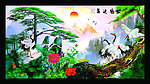 巨幅山水画