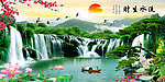 巨幅山水画