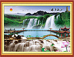 巨幅山水画