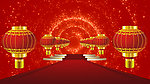 吉祥红灯笼金光视频