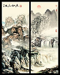 山水画 移门画