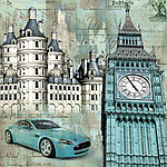 欧美风格油画 装饰画