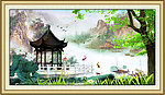 巨幅山水画