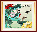 国画荷花