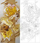 牡丹 金色花