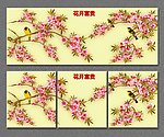 花鸟无框画