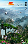 黄山迎客松