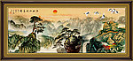 国画山水图