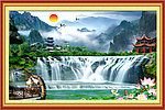 巨幅山水画