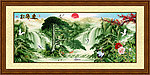 日出 黄山迎客松