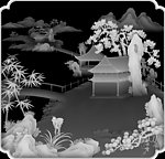 浮雕灰度图
