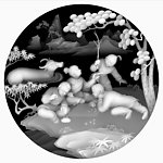 浮雕灰度图