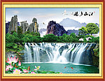 巨幅山水画
