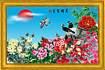 牡丹国画