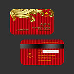 红色会员卡